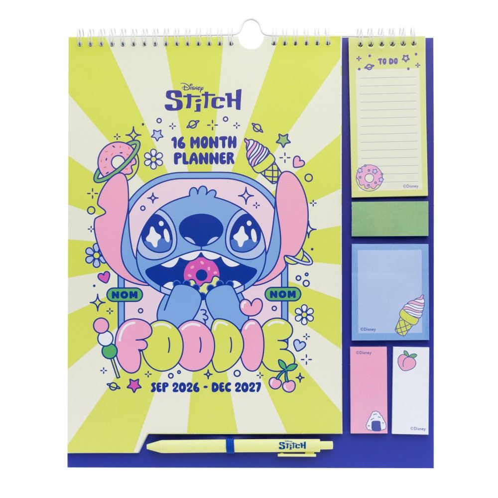 Grupo Erik Disney Lilo & Stitch - 2026/2027 Planner/Organiser - Multicolours